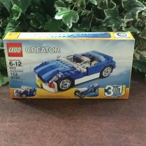 NIB Blue Roadster creator Lego set